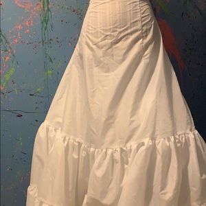 David’s bridal crinoline (goes under wedding dress